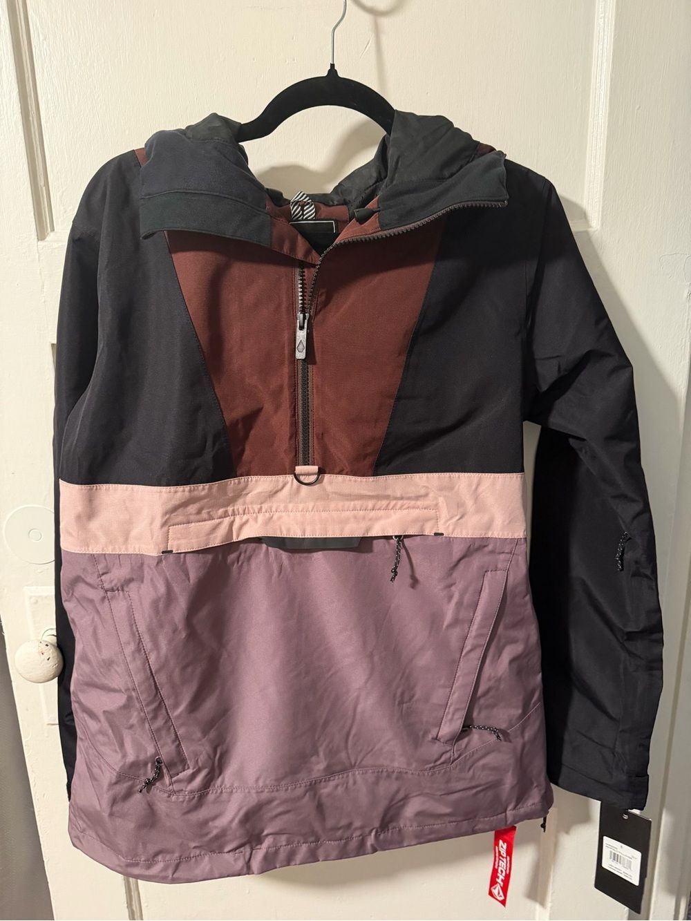 Volcom Ashfield Dusty Lavender Anorak Snowboard Ski Jacket Womens Size Small NWT